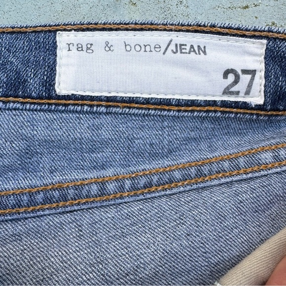 RAG & BONE - the Dre boyfriend jean in mariner womens size 27 - Picture 6 of 8